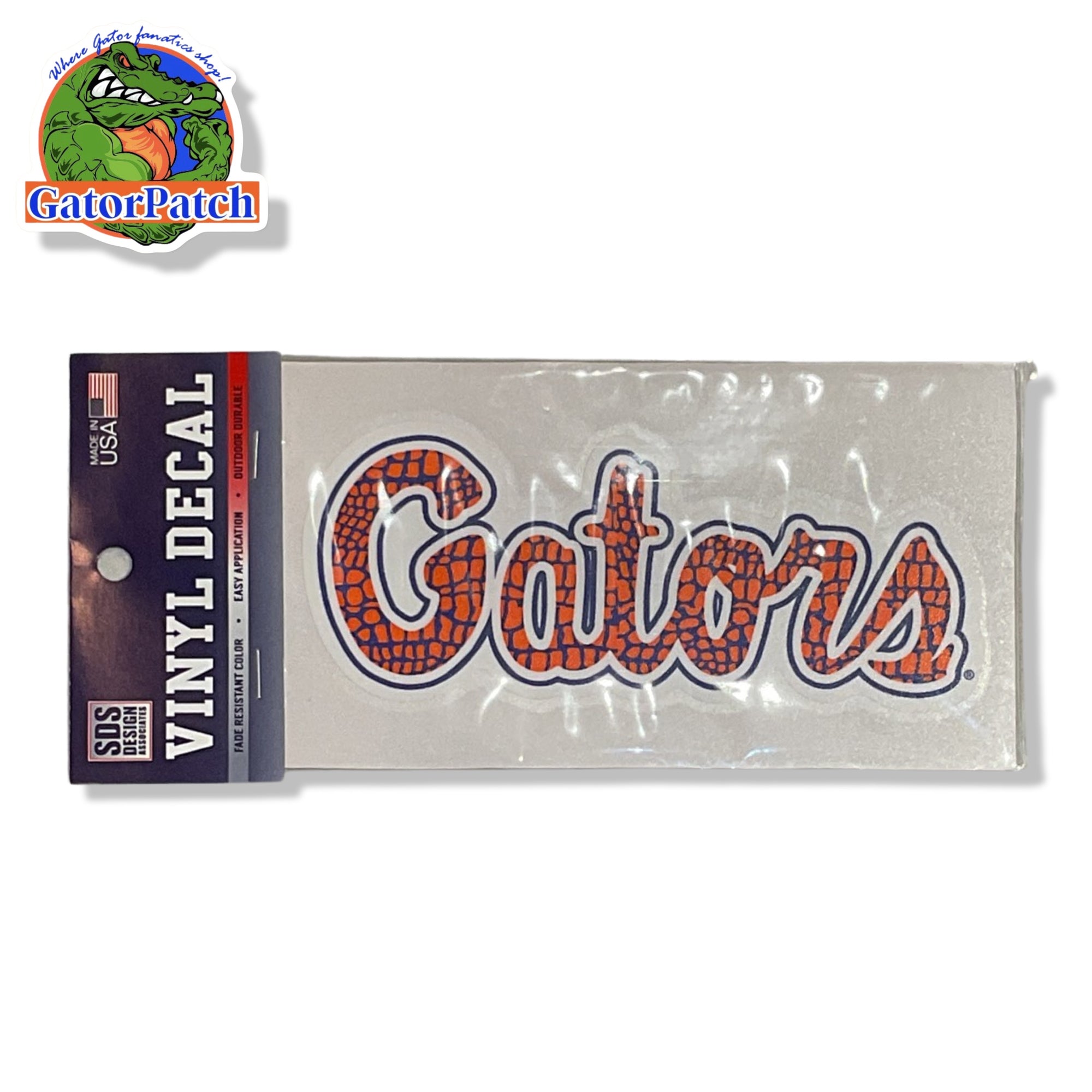 Florida Gators Gator Skin Gator Script Decal