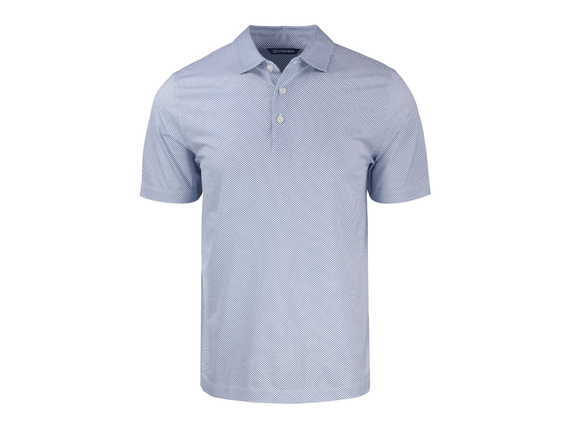 Cutter & Buck Pike Eco Symmetry Print Recycled Mens Polo