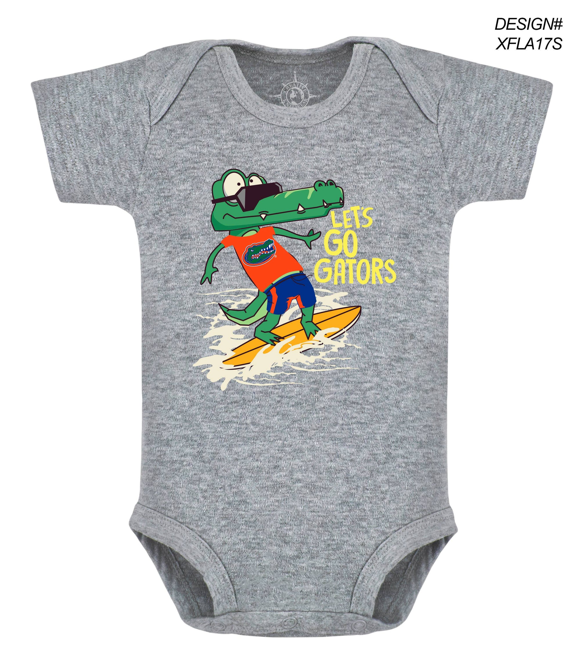 Florida Gators Infant Bodysuit: Screen-print : Orange / Halftime Nap Time / 12 Months