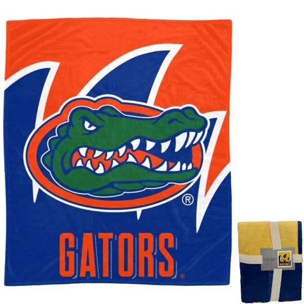 Florida Gators Blankets - 60"x70" Shark Tooth Plush