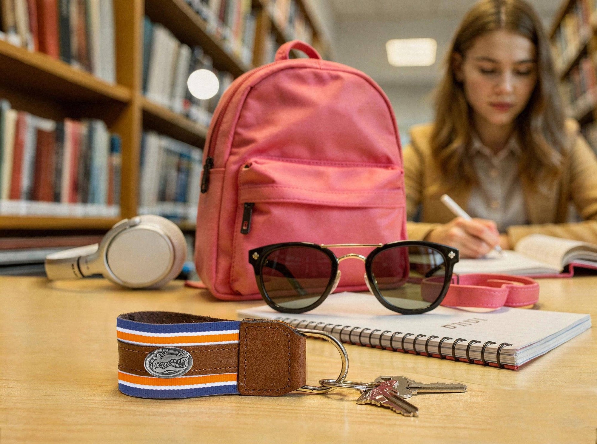 Florida Gators Collegiate Grosgrain Ribbon Key Chain.