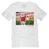 Stadium Short Sleeve T-shirt in White - NCAA Licensed: University of Florida / Medium