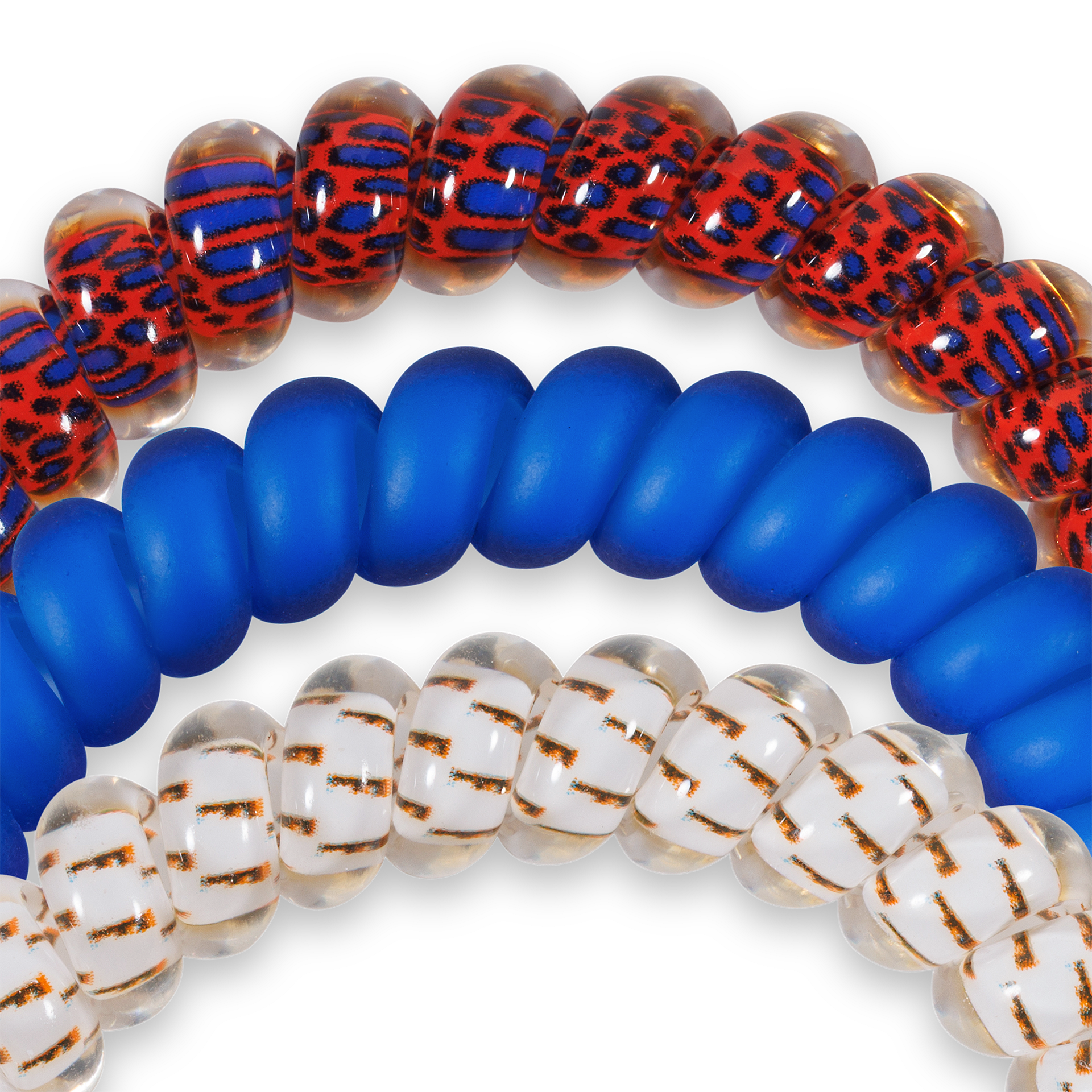 Spiral Hair Coils | Small | Go Gators! Hair Ties