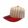 PLAIN FLAT PIN STRIPE HAT
