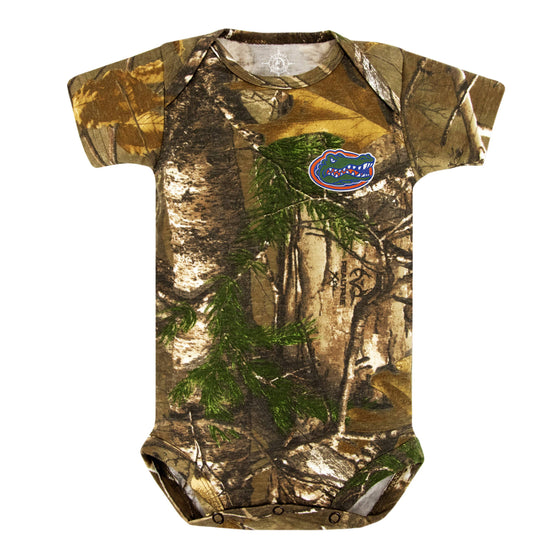 Florida Gators Infant Bodysuit: Embroidery: Camo / 12 Months