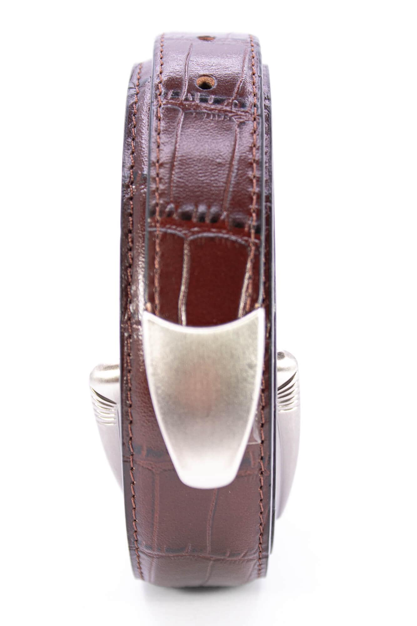 Florida Gators Men's Collegiate Croc Leather Belt.