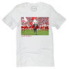 Stadium Short Sleeve T-shirt in White - NCAA Licensed: University of Florida / Medium