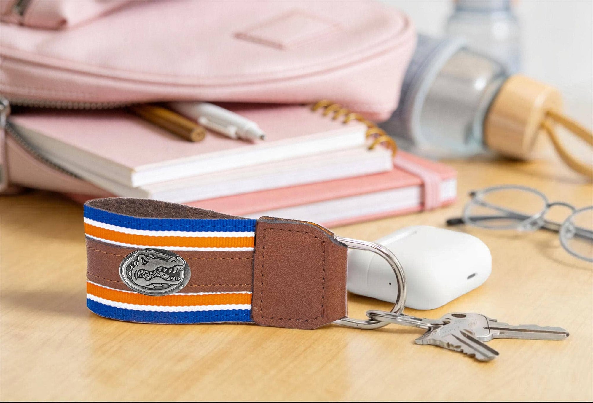 Florida Gators Collegiate Grosgrain Ribbon Key Chain.