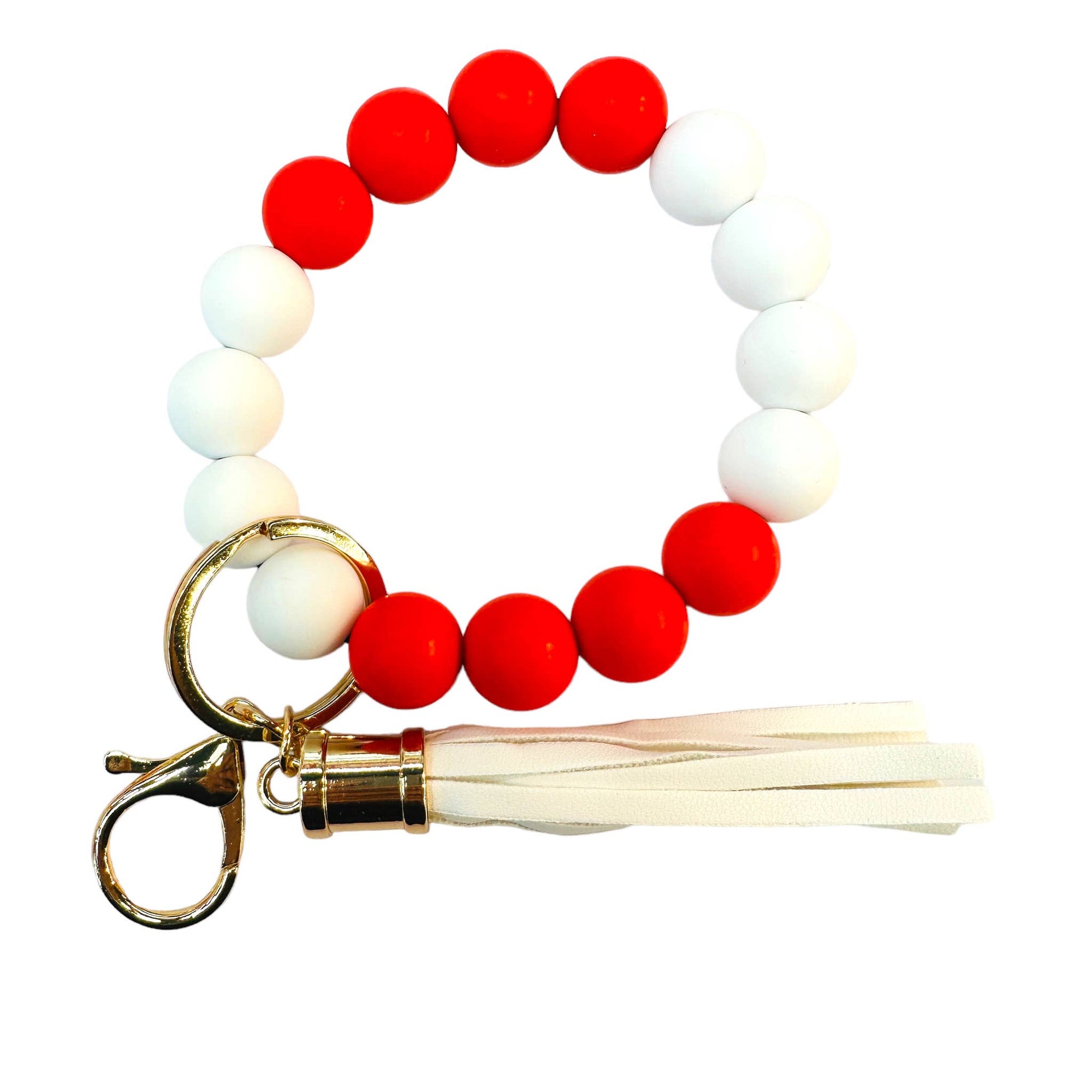 Gameday Ball Bracelets: Orange/blue