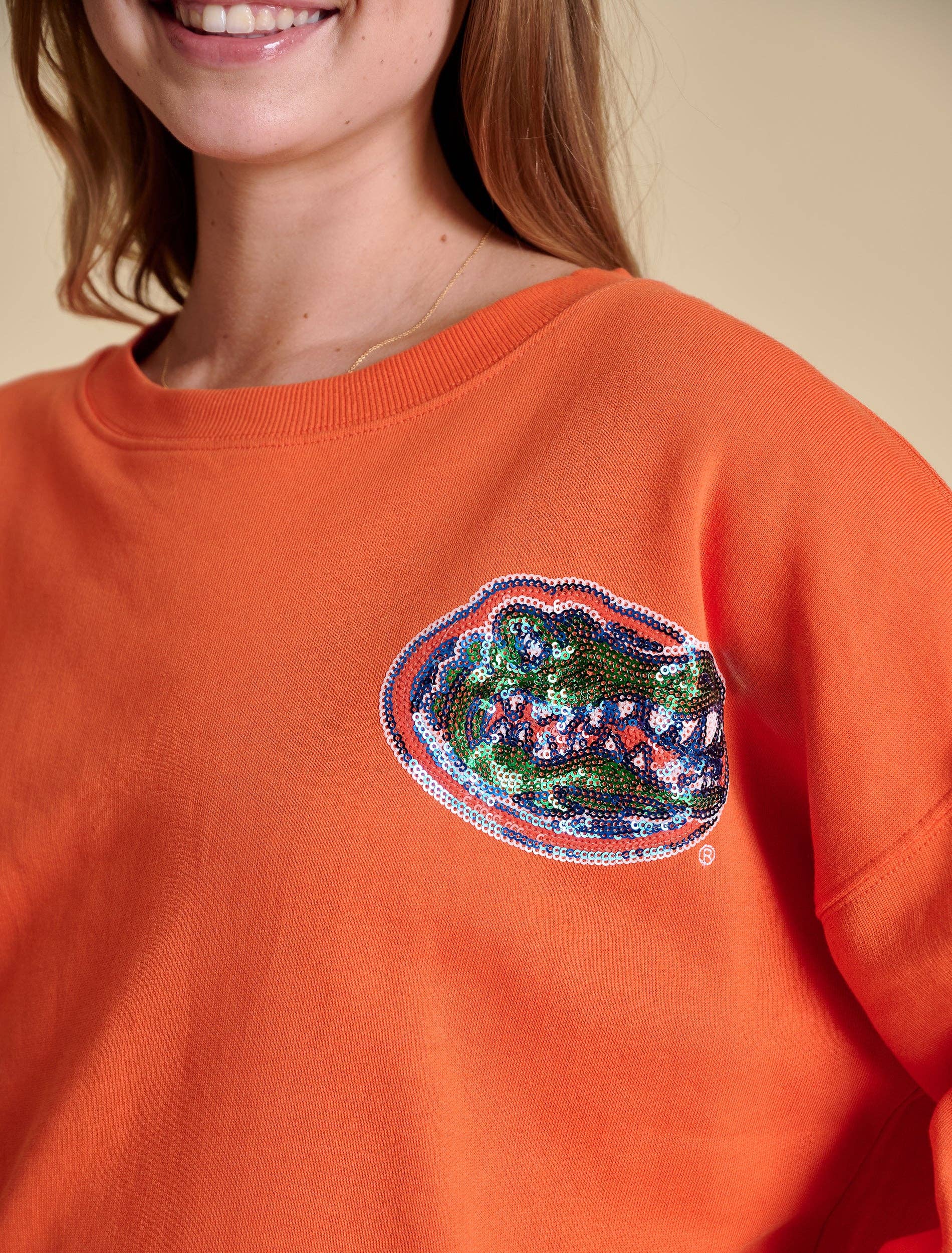 The Sequin Boxy Sweatshirt | Florida