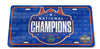 2025 Mens Basketball National Champ 6x12 " Acrylic License Plate