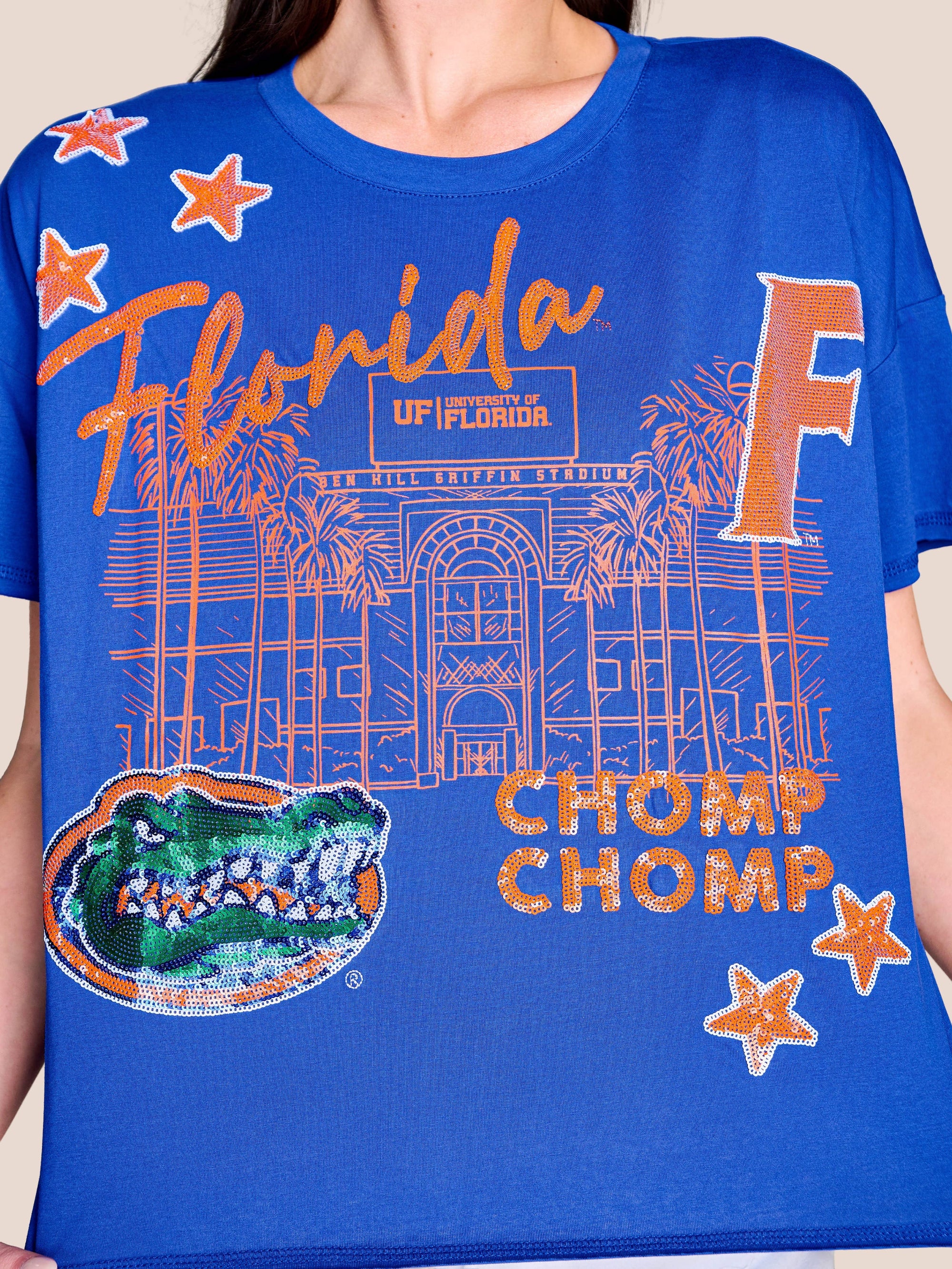 The Fourth Quarter Sequin Tee | Florida