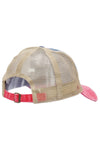 Three Tone Distressed Pigmented Cotton Trucker Hat