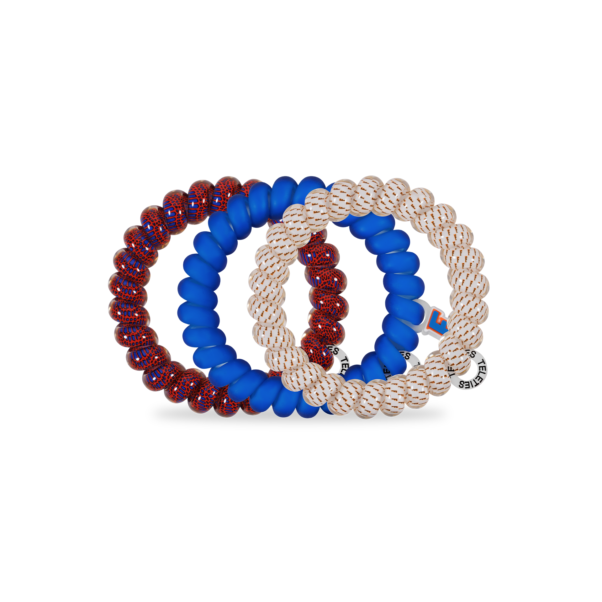 Spiral Hair Coils | Large | Go Gators! Hair Ties