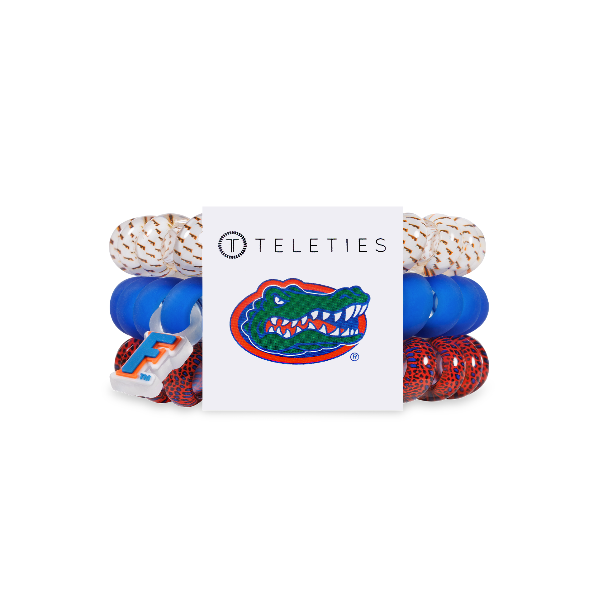 Spiral Hair Coils | Large | Go Gators! Hair Ties