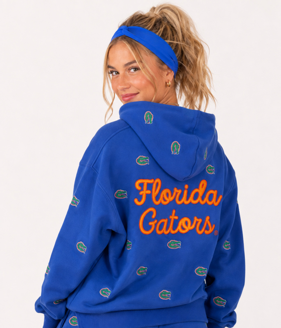 Florida Embroidered Fleece Hoodie