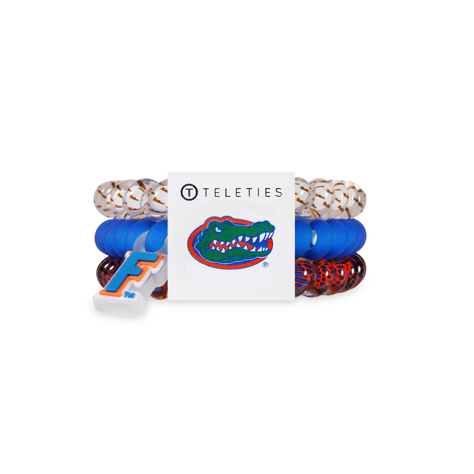 Spiral Hair Coils | Small | Go Gators! Hair Ties