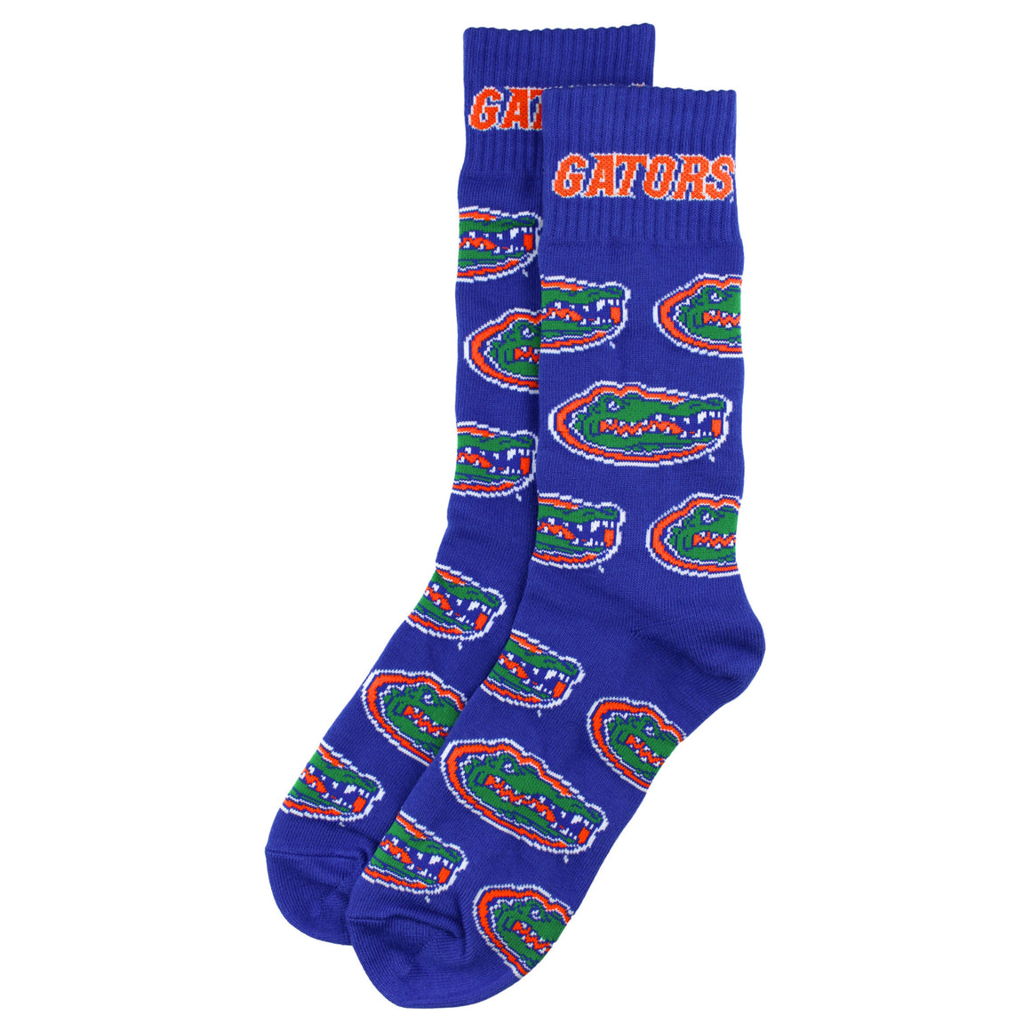 Florida Gators Blue Repeating Dress Socks