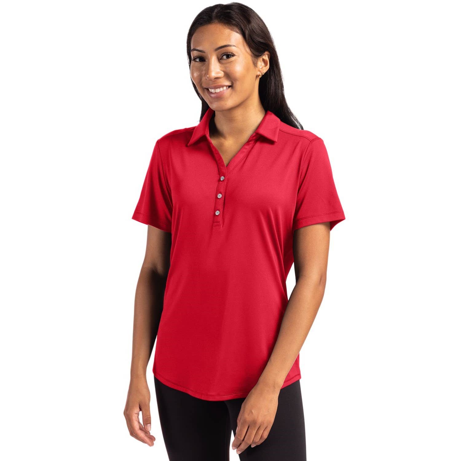 Cutter & Buck Forge Eco Stretch Womens Short Sleeve Polo