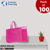  Shopping Bags Hand Bags Tote Bags Grocery Bags Pack of 100: Royal Blue / Medium 12x16x5