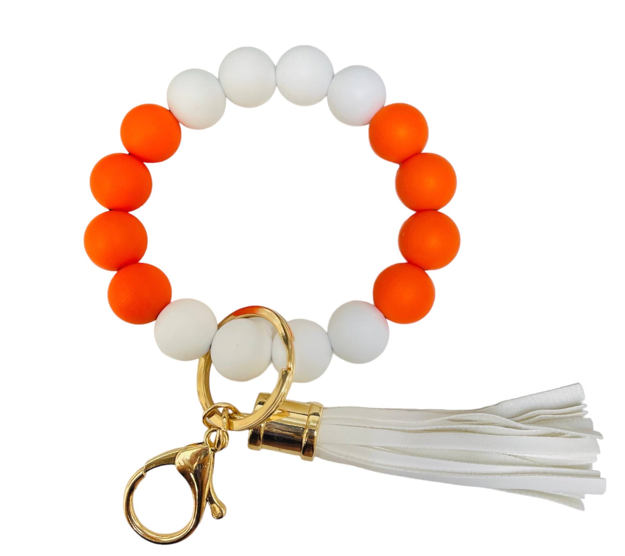 Gameday Ball Bracelets: Orange/blue