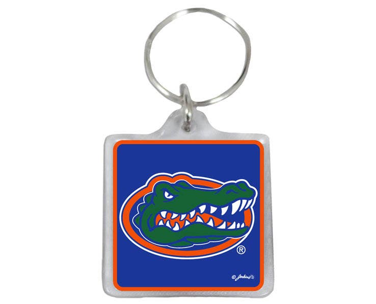 Florida Gators Keychain Lucite Logo