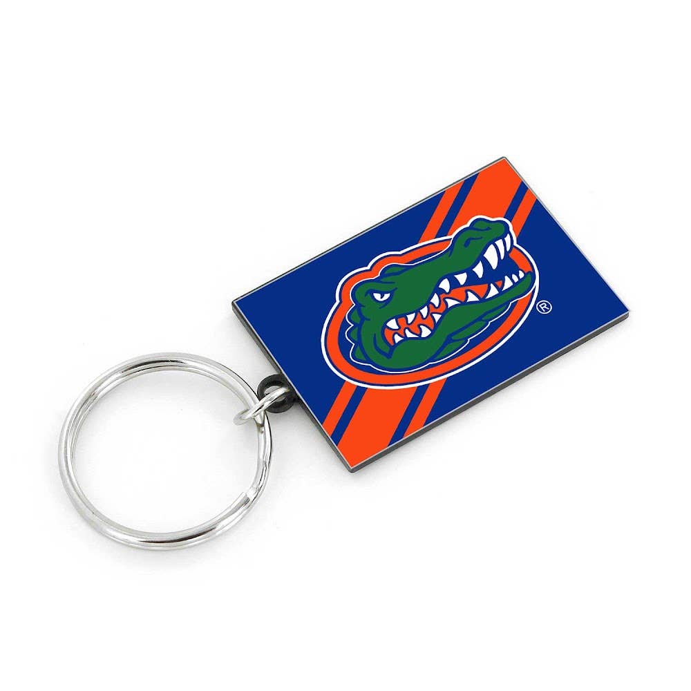 NCAA Florida Gators Striped Keychain