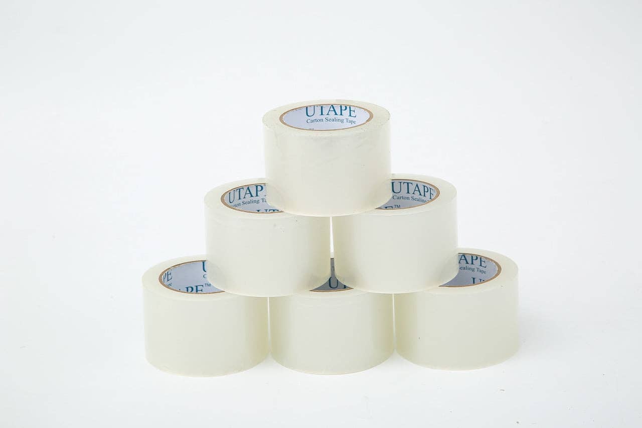 Clear Packing Tape 3" Wide X 330'  Color Transparent 6 Rolls