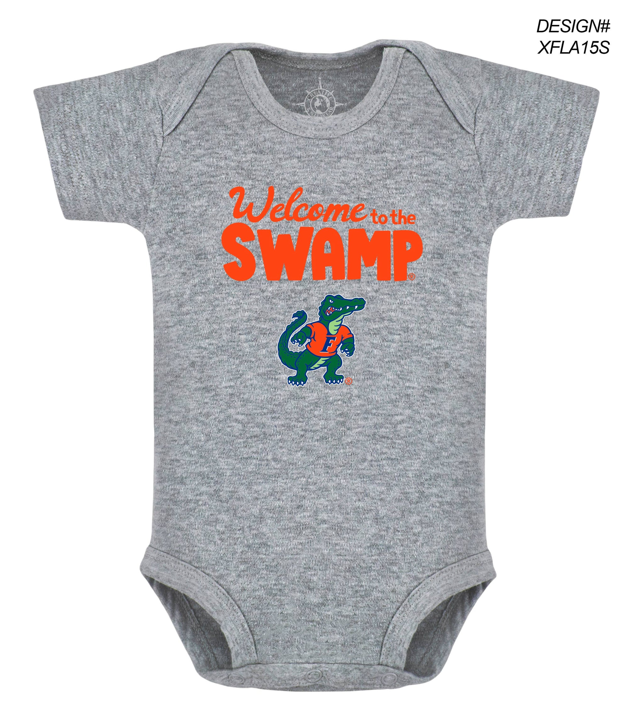 Florida Gators Infant Bodysuit: Screen-print : Royal / Halftime Nap Time / 12 Months