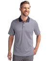 Cutter & Buck Forge Tonal Stripe Stretch Mens Polo: S / Black / MCK00113