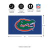 Full Color PVC Mat, 16" x 28", University of Florida