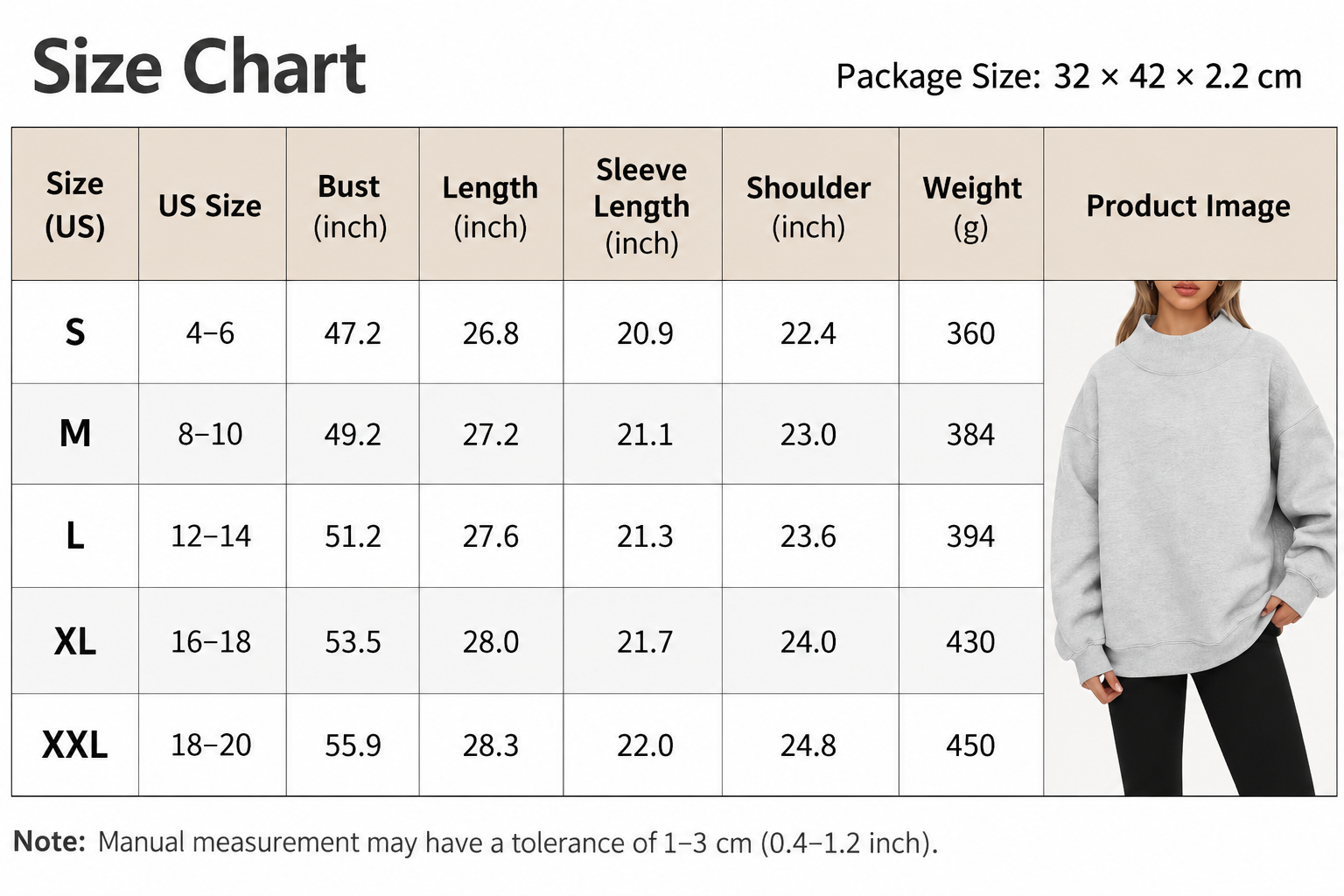 Women's Oversized Mock Neck Fleece Pullover Sweatshirt