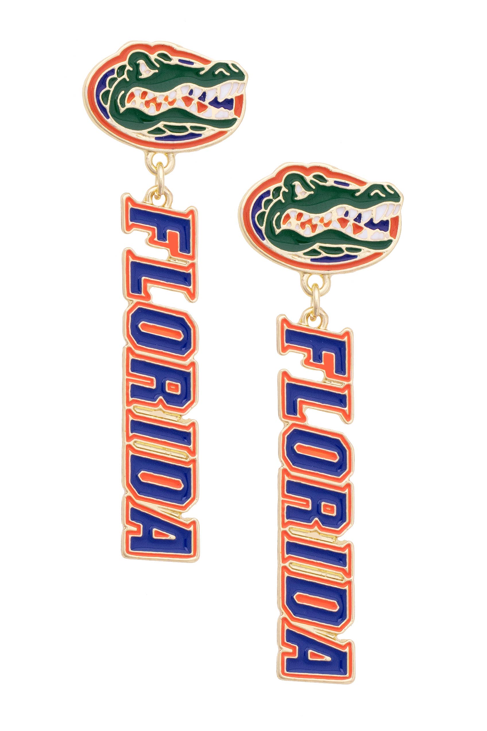 Florida Gators Enamel Drop Earrings
