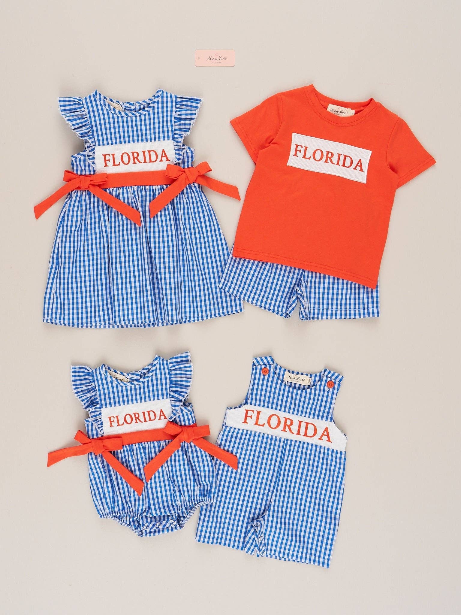 Florida Smocked Gingham Dress