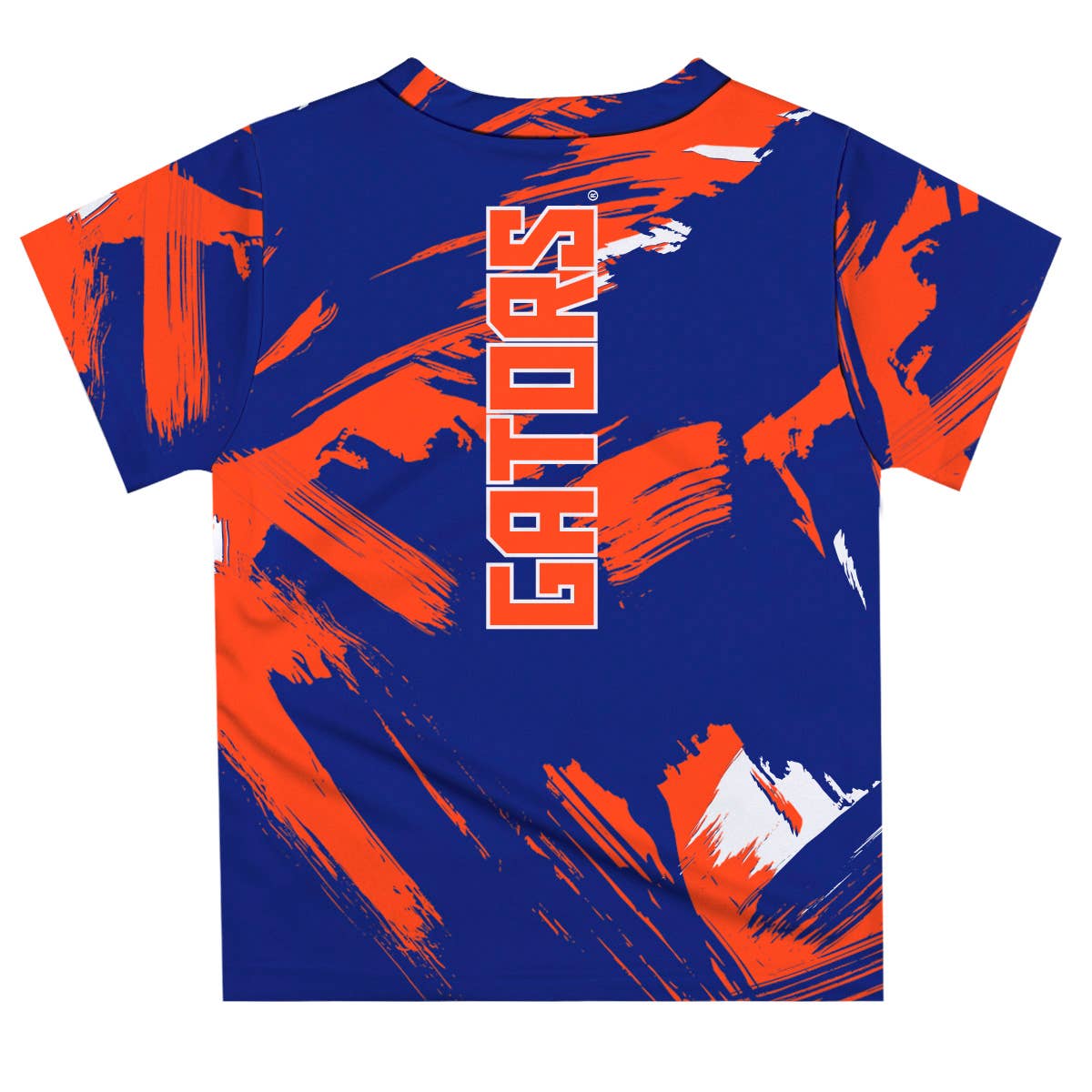 Florida Gators Blue Short Sleeve T-Shirt Paint Brush: XS