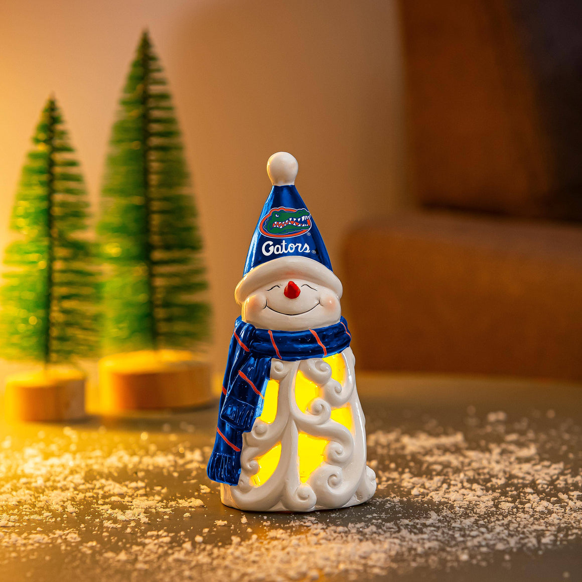 University of Florida Snowman LED Statuary, 8"