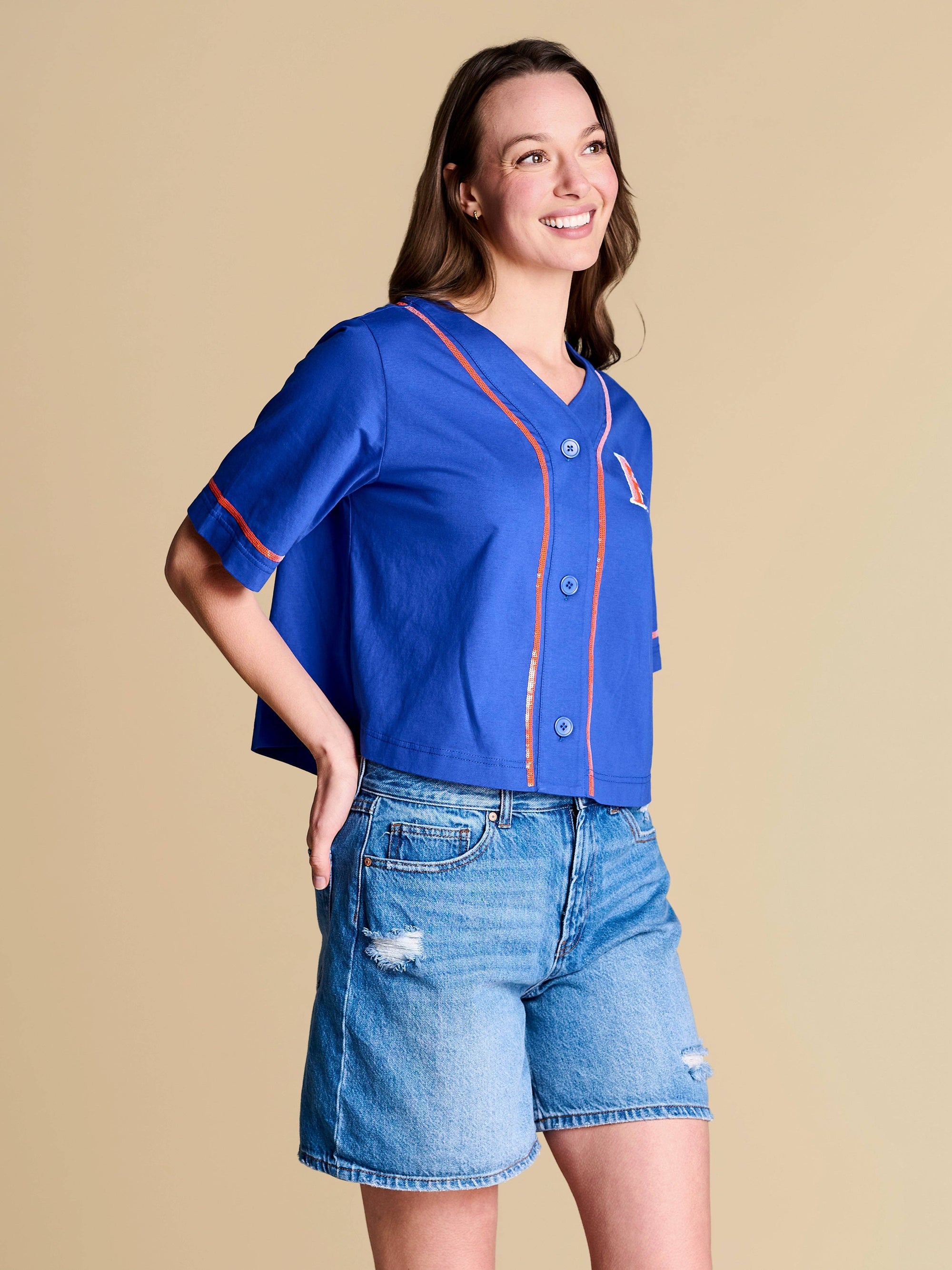 The Outfield Sequin Jersey | Florida