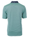 Cutter & Buck Virtue Eco Micro Stripe Recycled Mens Polo