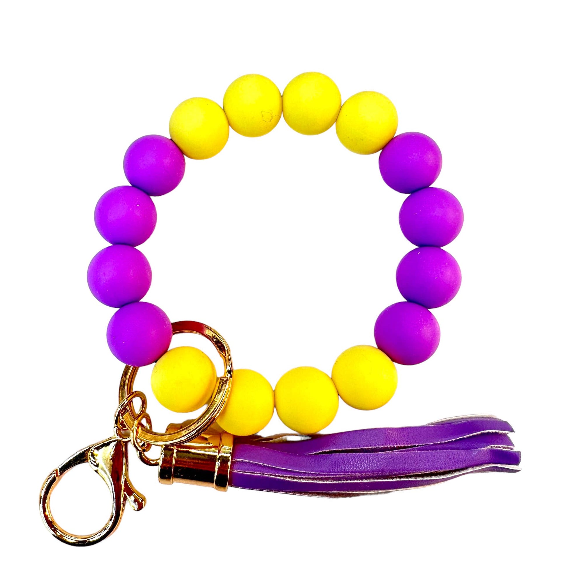 Gameday Ball Bracelets: Orange/blue