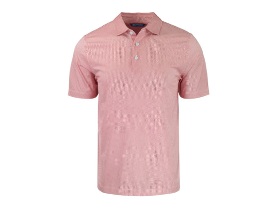 Cutter & Buck Pike Eco Symmetry Print Recycled Mens Polo