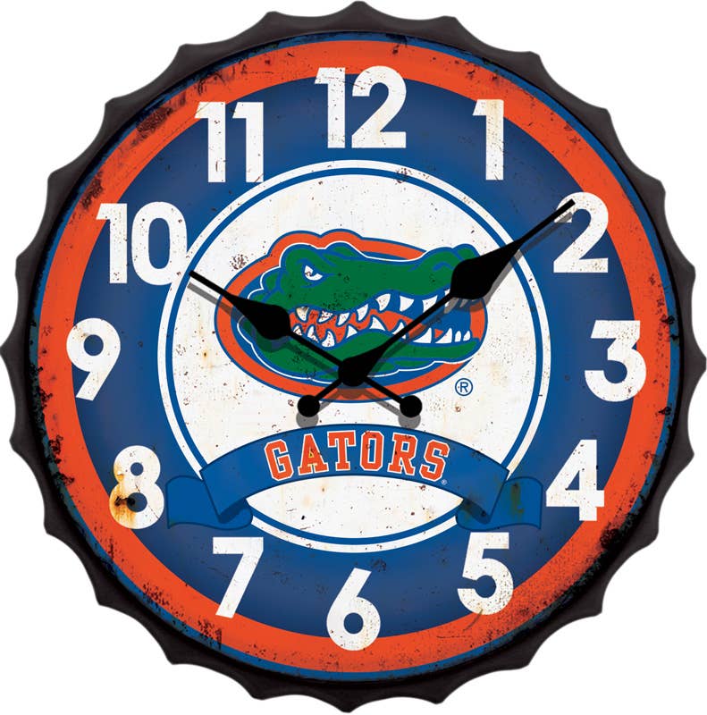 Florida Bottle Cap Clock
