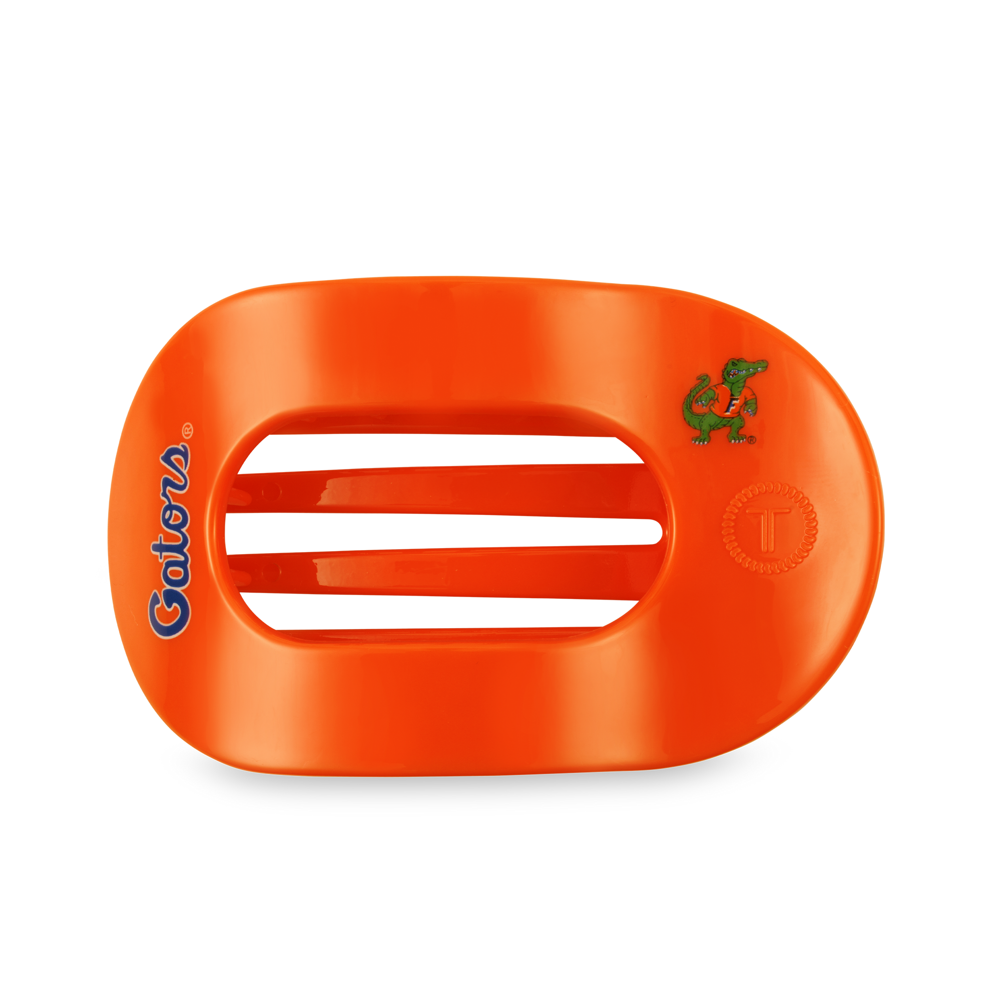 Flat Round Hair Clip | Large | Go Gators!