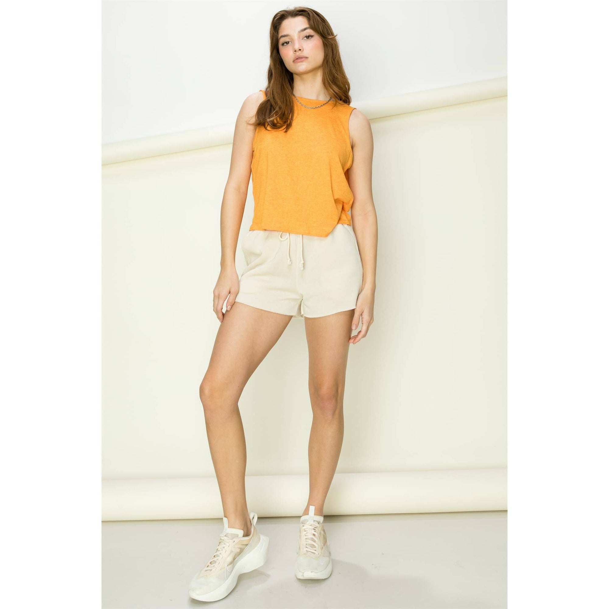 Tie-Back Sleeveless Top