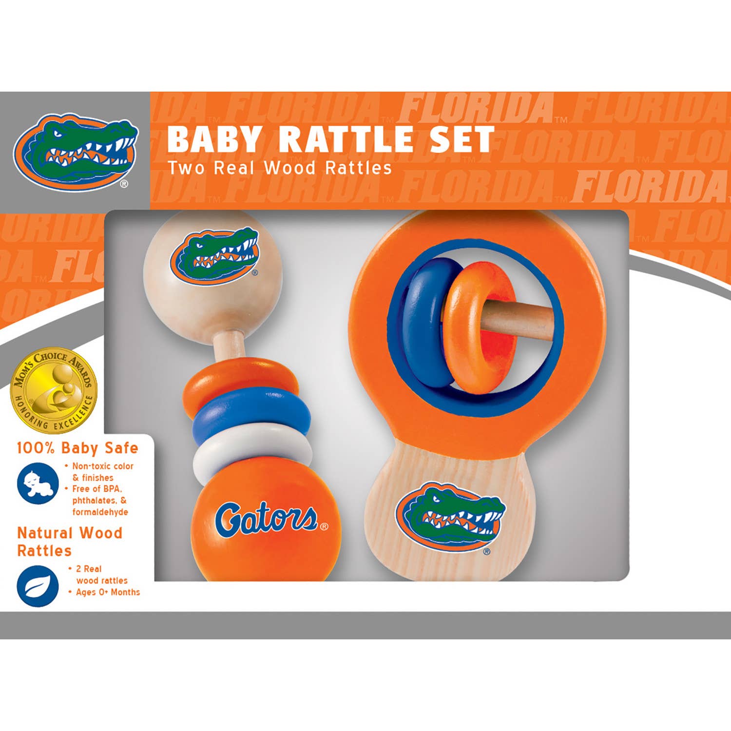 Florida Gators - Baby Rattles 2-Pack