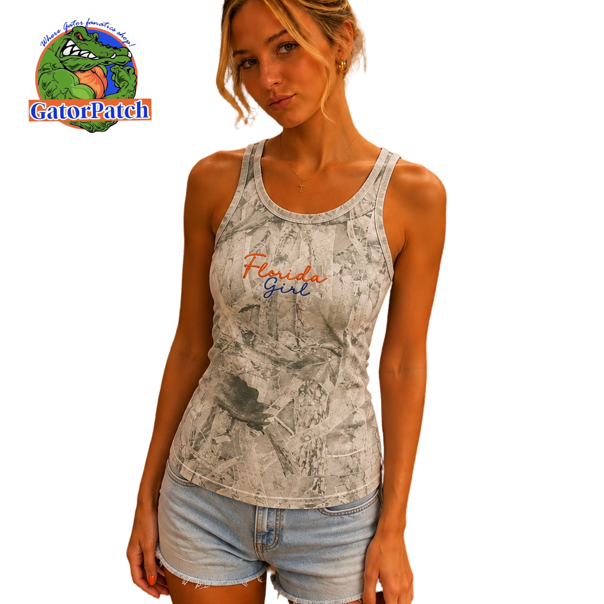 Florida Girl Camo Tank