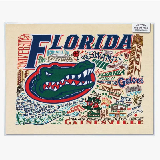 University of Florida Fine Art Print