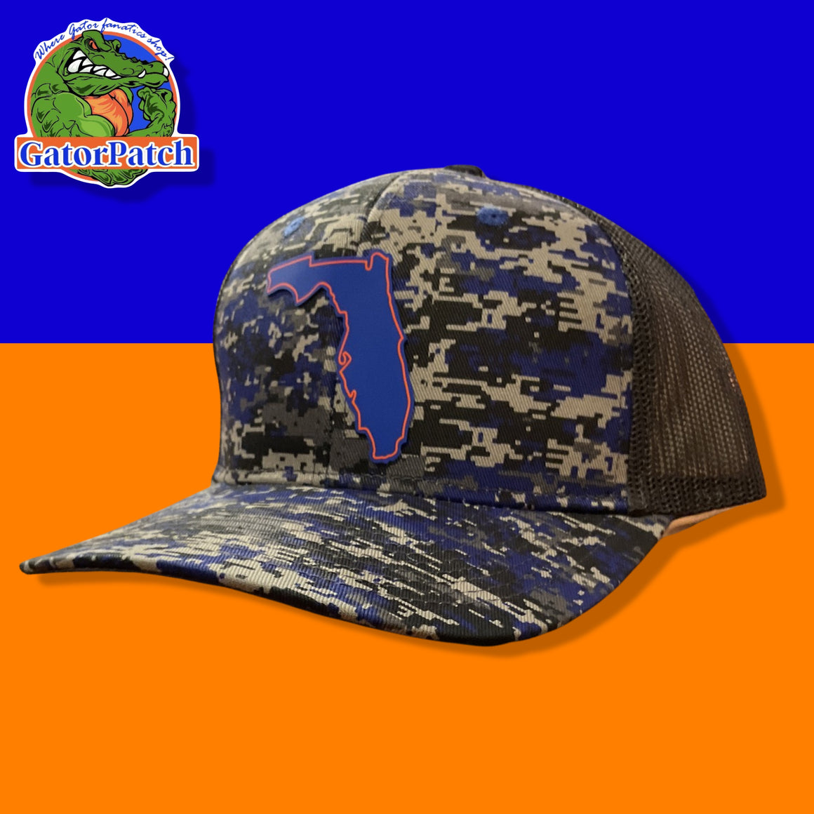 Digi Camo Snapback State Hat