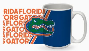 Florida Gators 15oz White Ceramic Mug