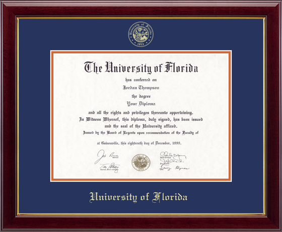 Gold Embossed Gallery Diploma Frame-227504