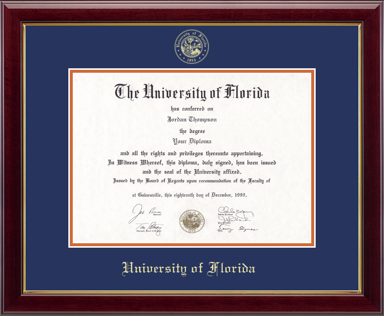 Gold Embossed Gallery Diploma Frame-227504